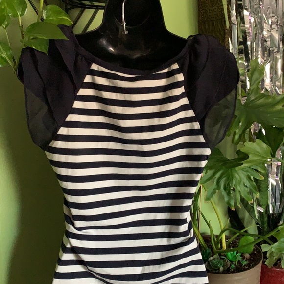 Express blue and white top - Picture 7 of 9